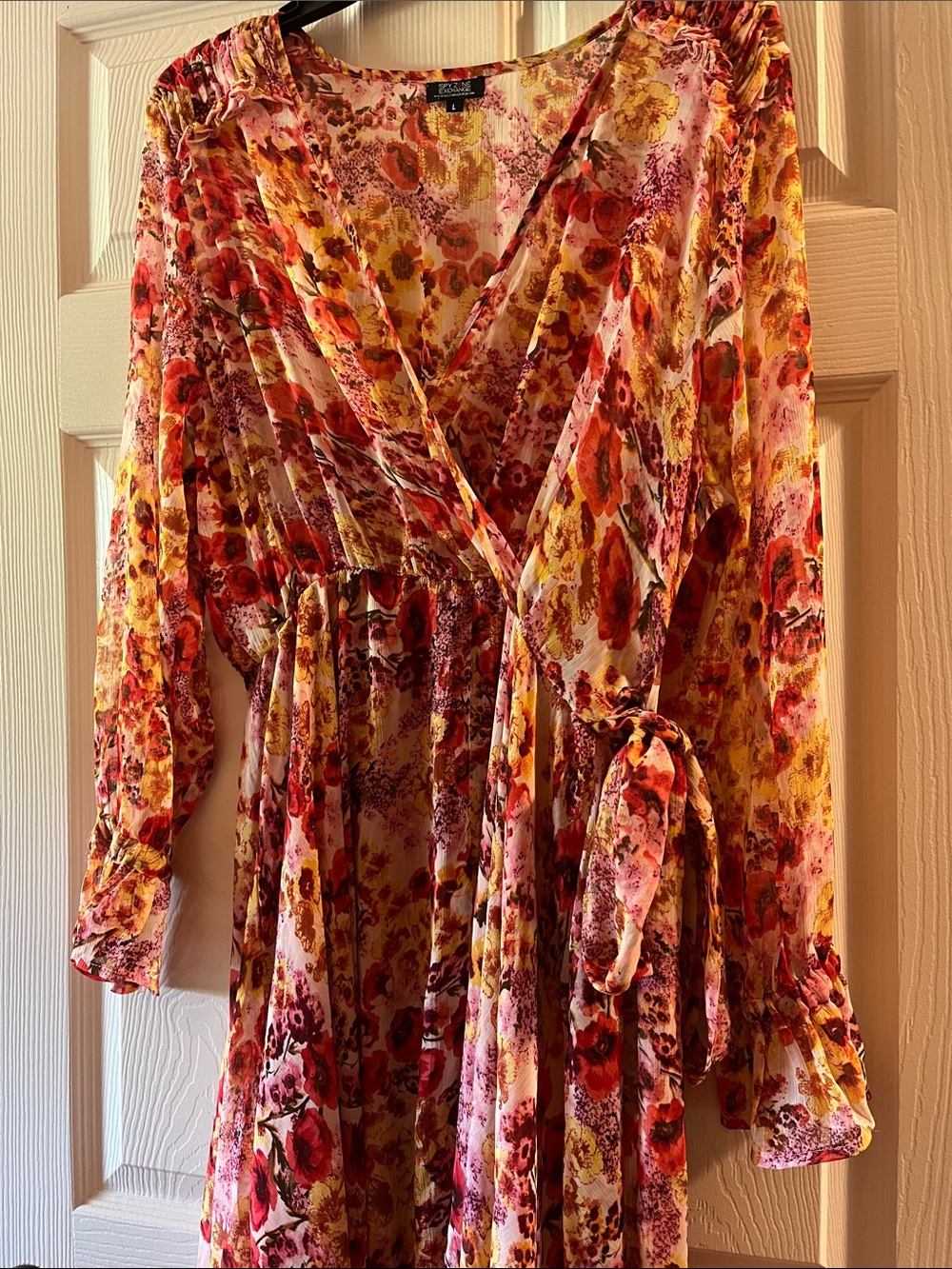 Spy Zone Exchange Floral Dress Size L